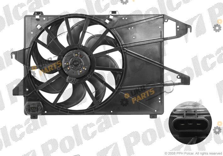 Вентилятор охлаждения двигателя Polcar 321823W1