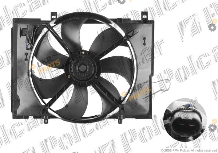 Вентилятор охлаждения двигателя Polcar 500223W4
