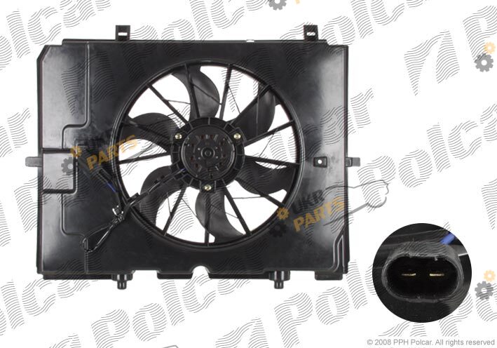 Вентилятор охлаждения двигателя Polcar 501523W5