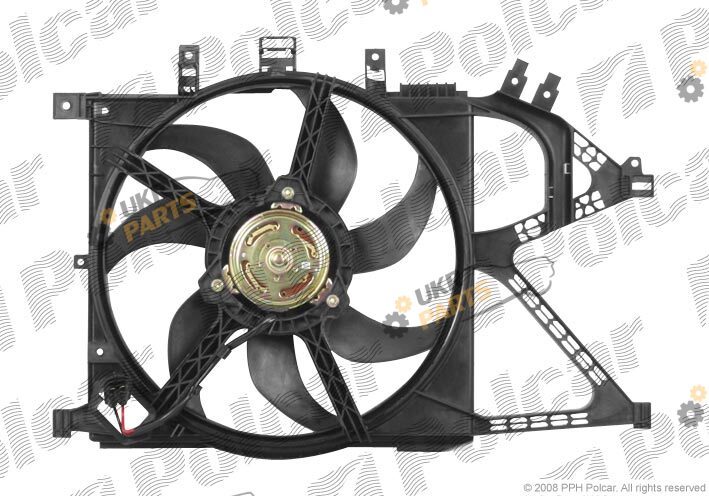 Вентилятор охлаждения двигателя Polcar 555623W3