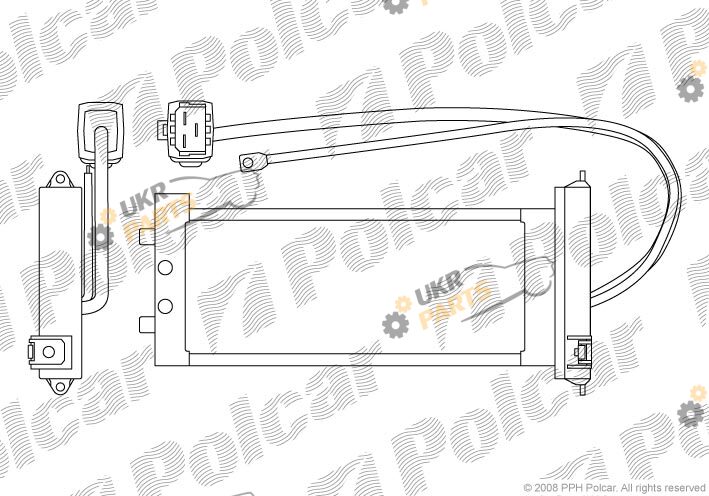 Радиатор печки Polcar 5746N82X