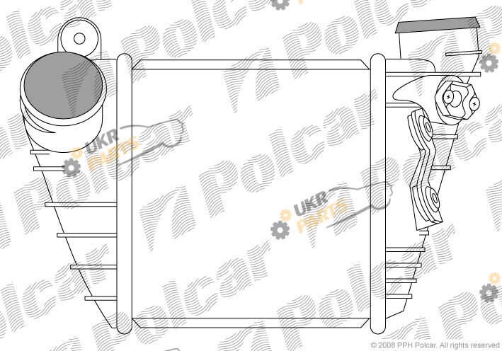 Интеркулер Polcar 1323J8-1