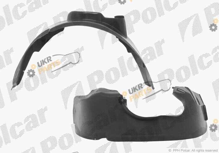 Подкрылок Polcar 1404FL-1