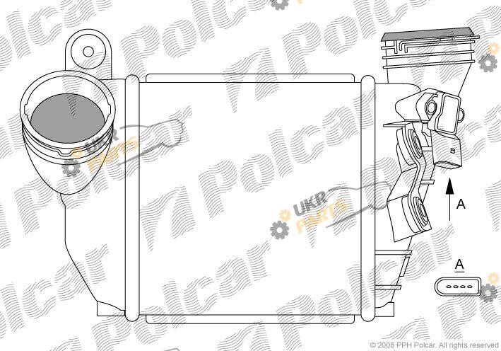 Интеркулер Polcar 1323J8-5