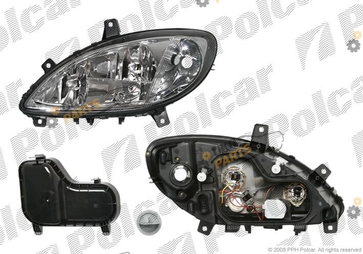 Основная фара Polcar 504009-H