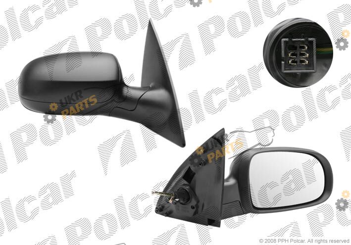 Стекло наружного зеркала Polcar 555652-E