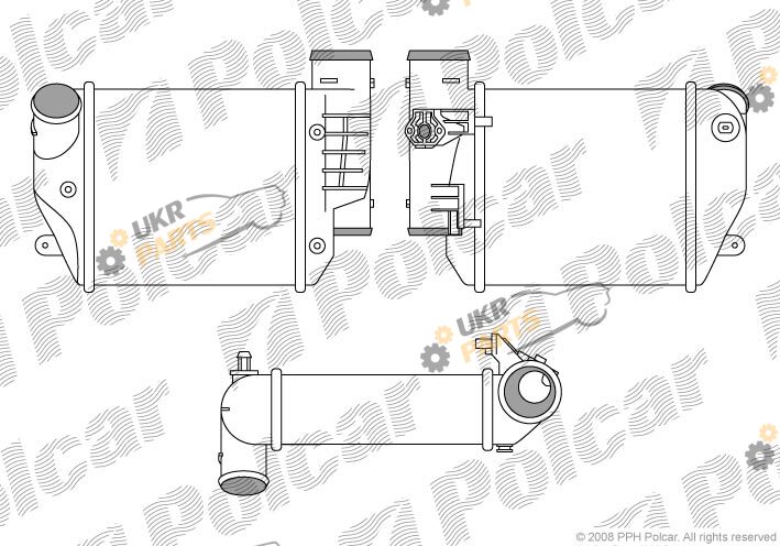 Интеркулер Polcar 1338J81X