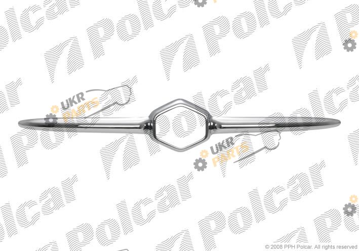 Накладка бампера Polcar 742405-3