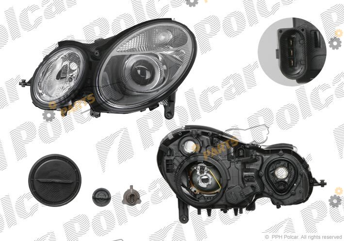 Основная фара Polcar 501609-H