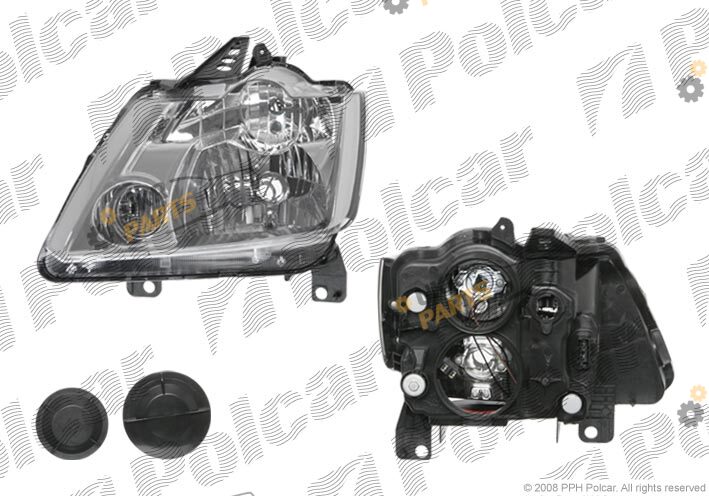 Основная фара Polcar 605609-E