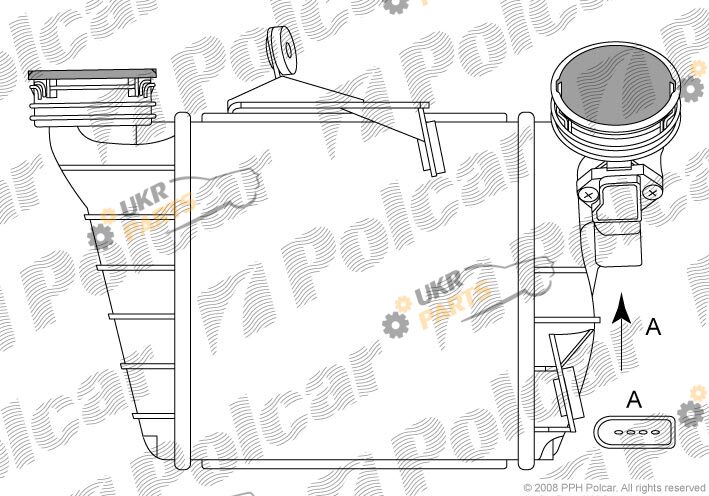Интеркулер Polcar 6730J8-1