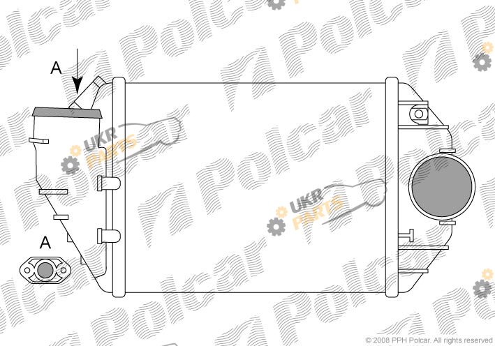 Интеркулер Polcar 9548J83X