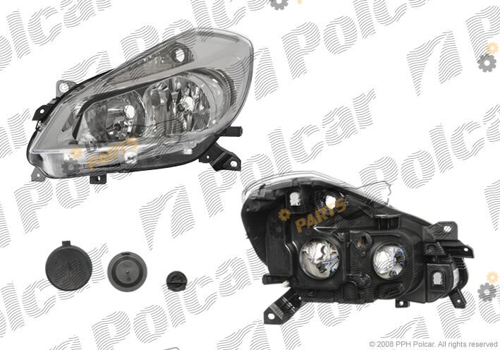Основная фара Polcar 605509-E