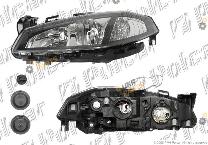 Основная фара Polcar 603809-E