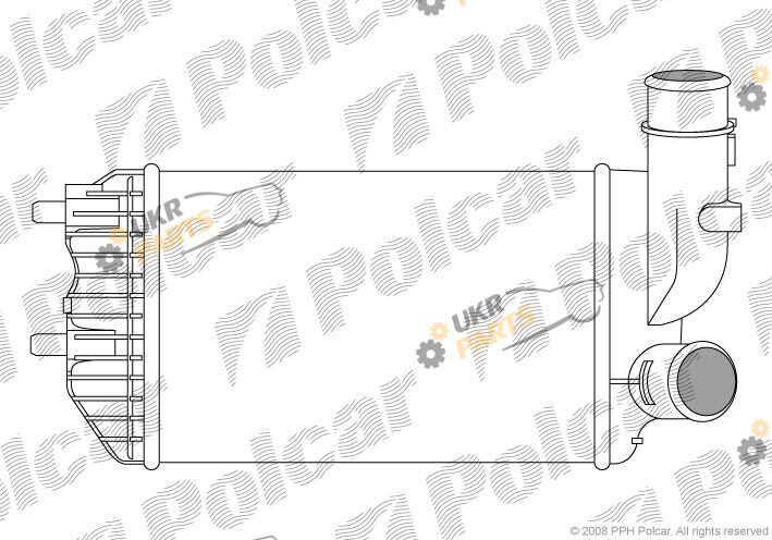 Интеркулер Polcar 5702J8-1