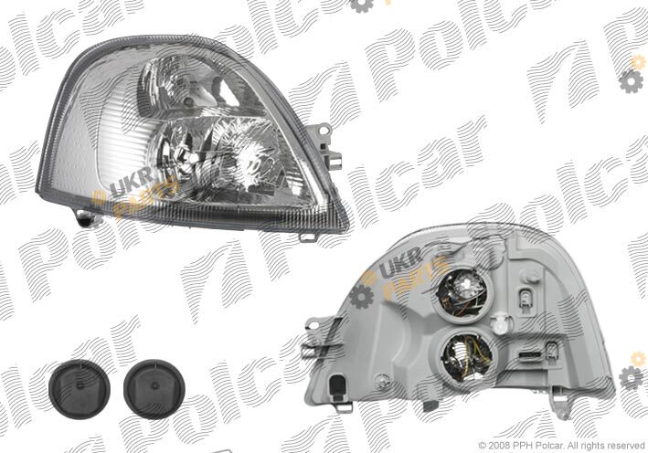 Основная фара Polcar 6042101E