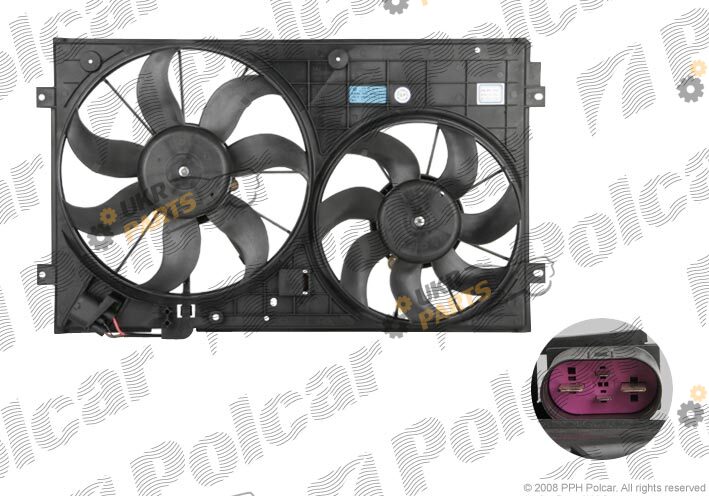 Вентилятор охлаждения двигателя Polcar 957823W1