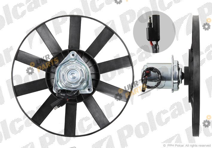 Вентилятор охлаждения двигателя Polcar 600623U1