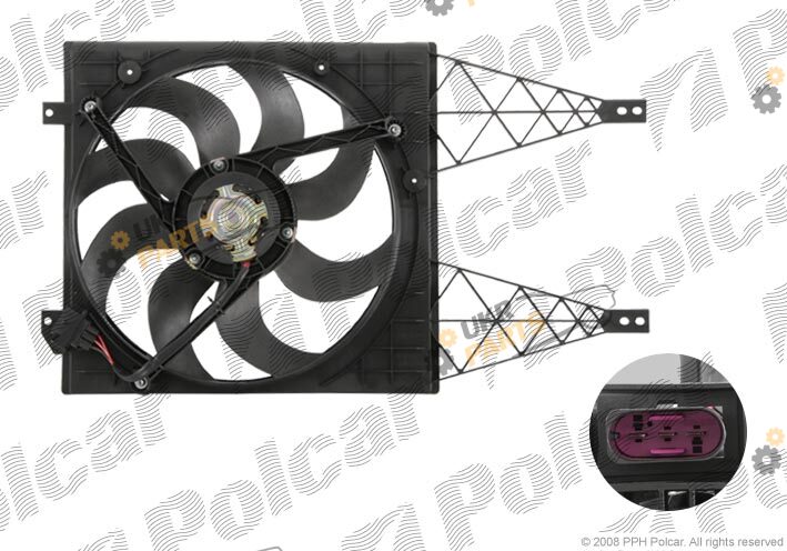 Вентилятор охлаждения двигателя Polcar 952523W1