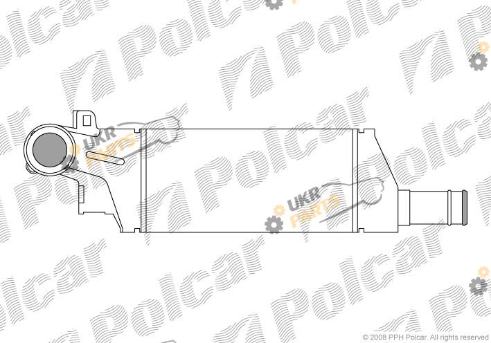 Интеркулер Polcar 5557J8-1