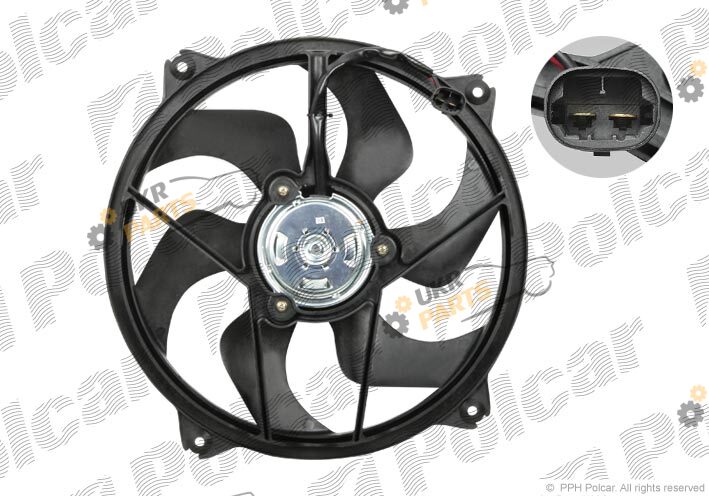Вентилятор охлаждения двигателя Polcar 571023W3