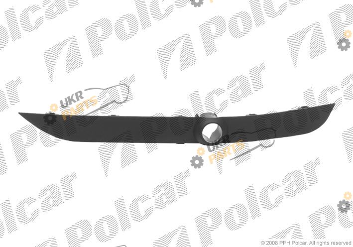 Накладка бампера Polcar 205007-5