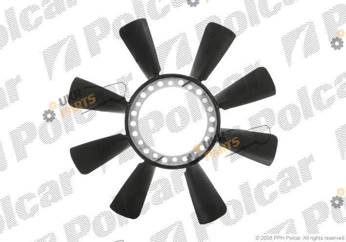 Крыльчатка вентилятора охлаждения двигателя Polcar 132423F2
