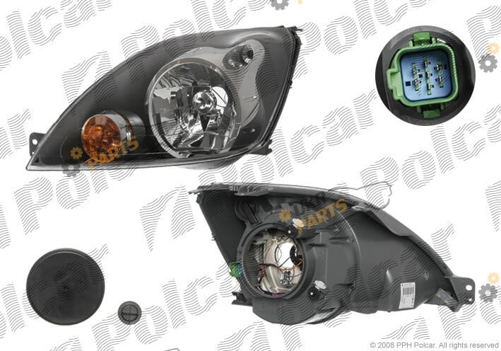 Основная фара Polcar 323709-E