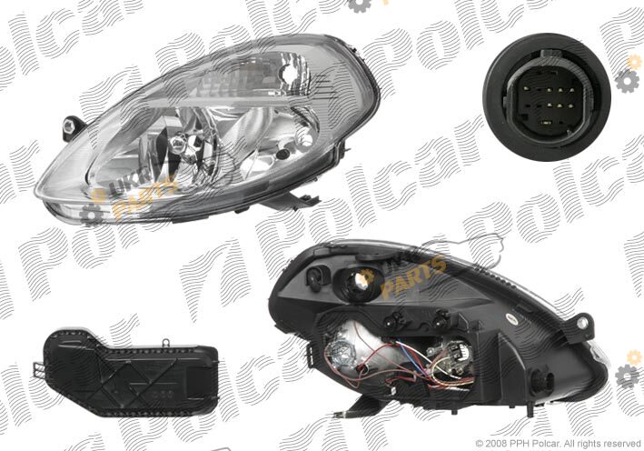 Основная фара Polcar 421710-E