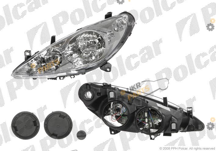 Основная фара Polcar 571010-E