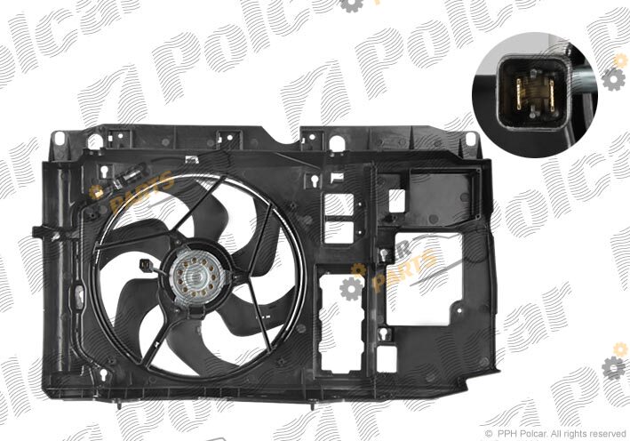 Вентилятор охлаждения двигателя Polcar 235123W1