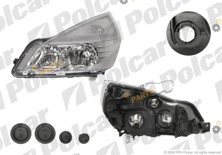 Основная фара Polcar 605309-V