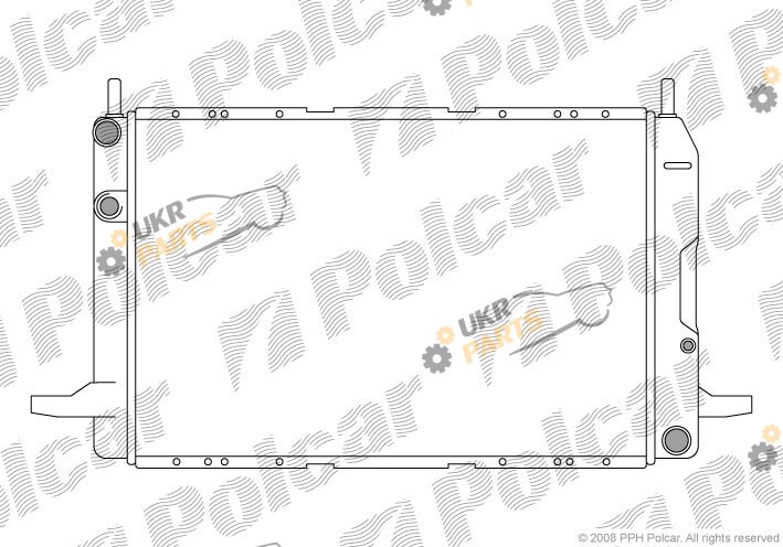 Радиатор охлаждения двигателя Polcar 322308A4