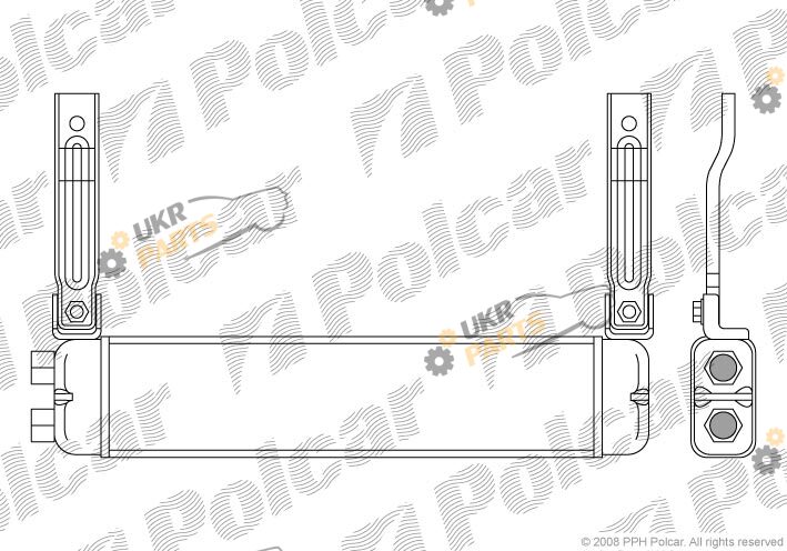 Масляный радиатор Polcar 3207L81X