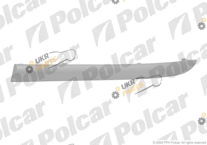 Накладка бампера Polcar 2001076J