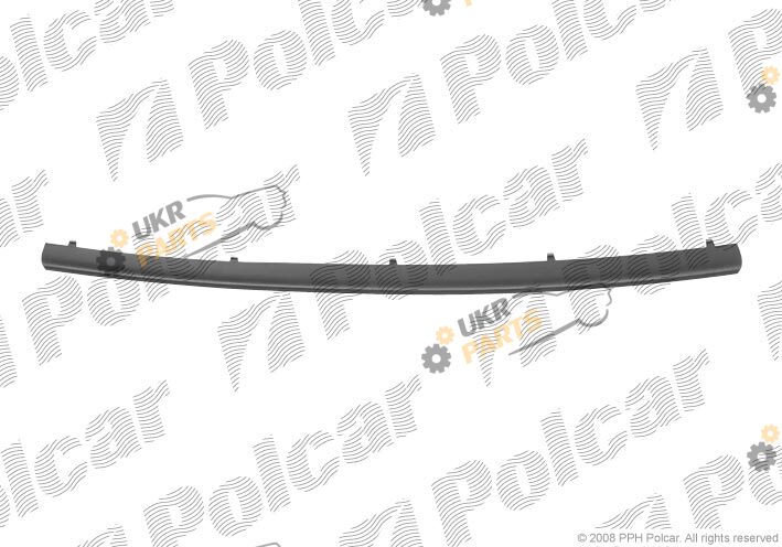 Облицовка бампера Polcar 204027-5