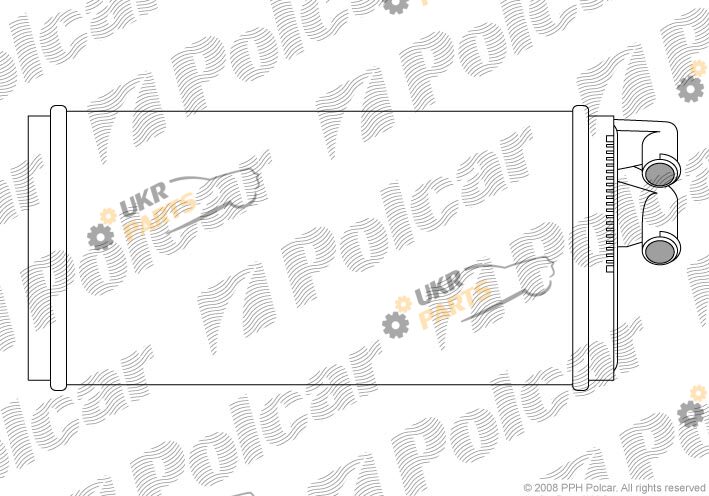 Радиатор печки Polcar 1315N81X