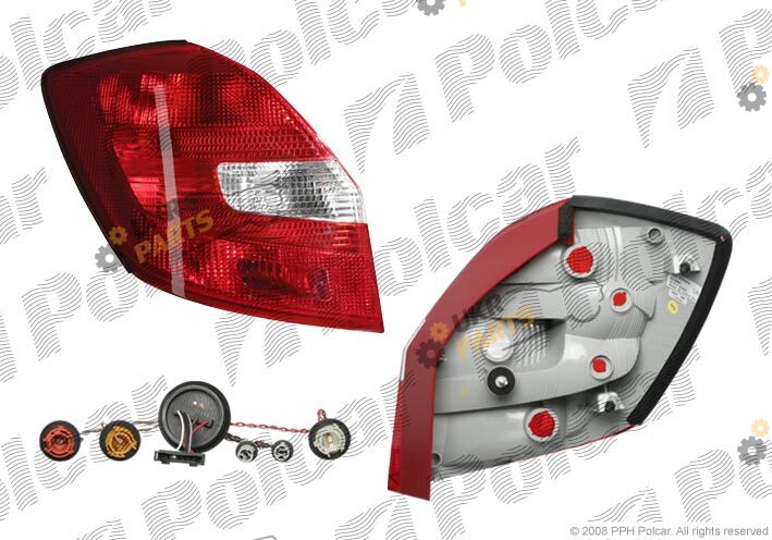 Задний фонарь Polcar 691587-T