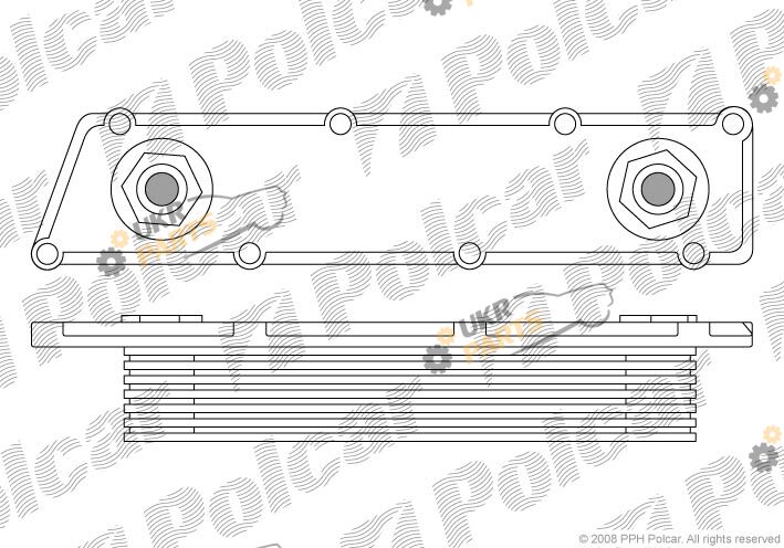 Масляный радиатор polcar 5515L81X