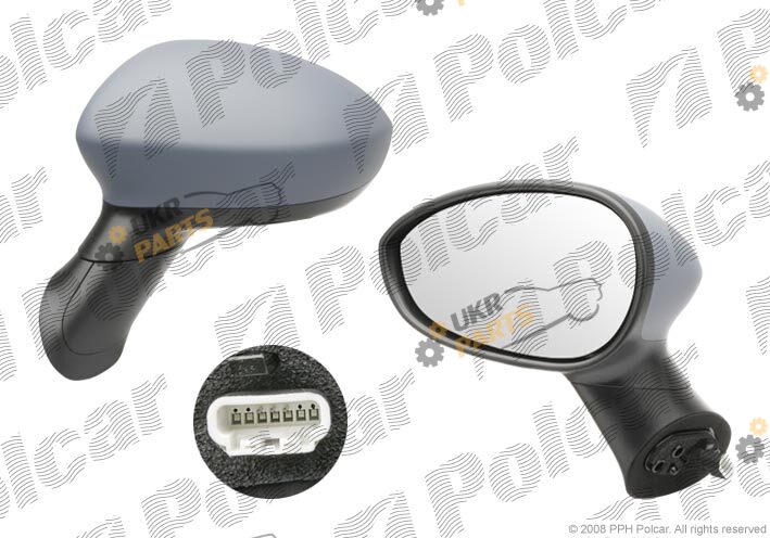 Наружное зеркало Polcar 3024514M