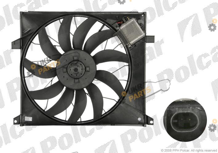 Вентилятор охлаждения двигателя Polcar 504423W1