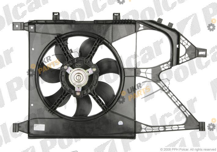 Вентилятор охлаждения двигателя Polcar 555623W1