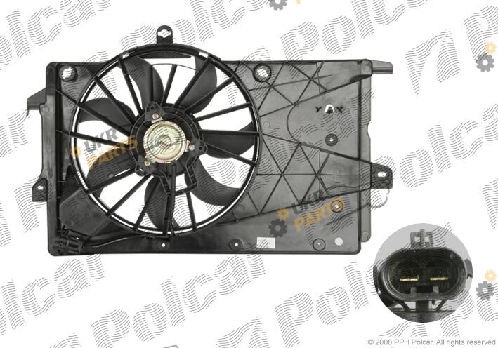 Вентилятор охлаждения двигателя Polcar 555923W1