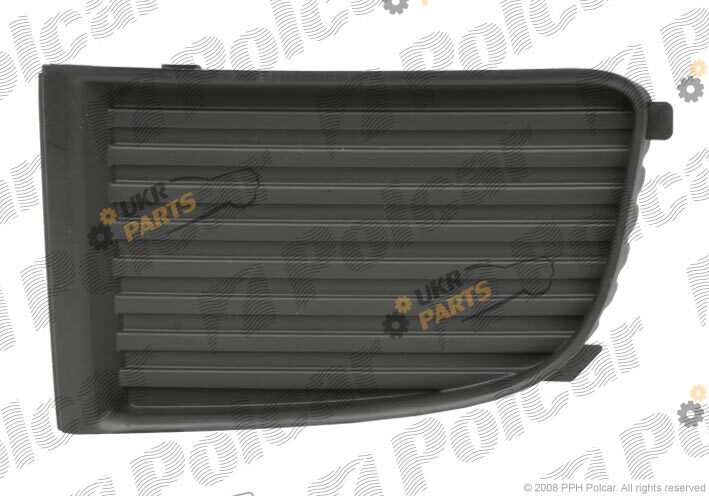 Облицовка бампера Polcar 691327-8