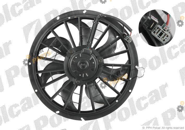 Вентилятор охлаждения двигателя Polcar 907023W1