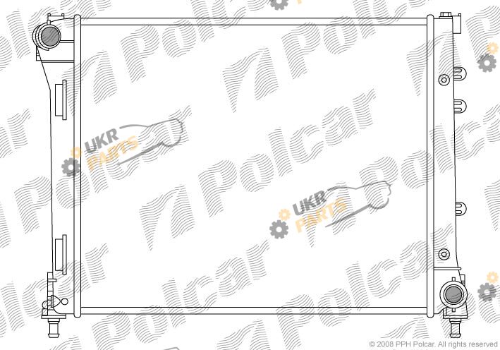 Радиатор охлаждения двигателя Polcar 3035082X
