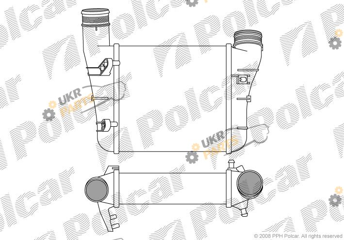 Интеркулер Polcar 1325J8-6