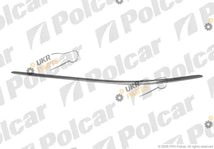 Накладка бампера Polcar 502507-6