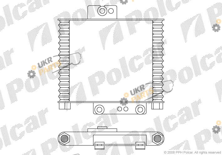 Масляный радиатор polcar 4070L82X