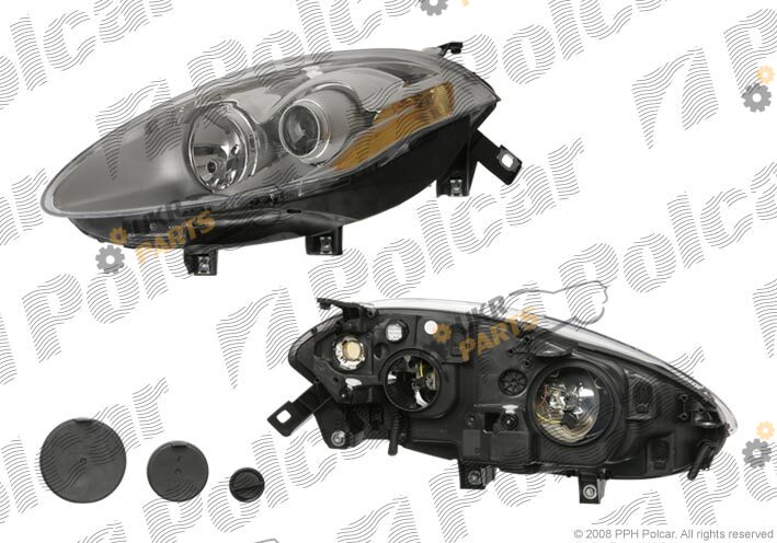 Основная фара Polcar 303109-E